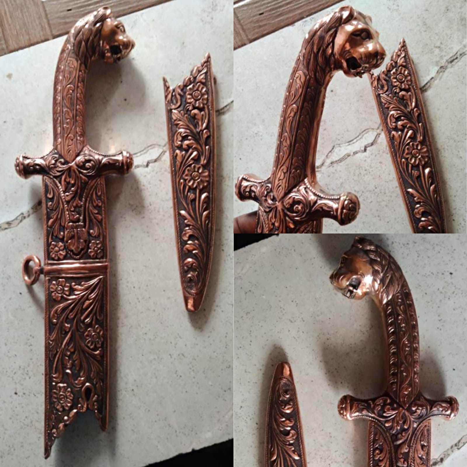 Red Copper Hilt set